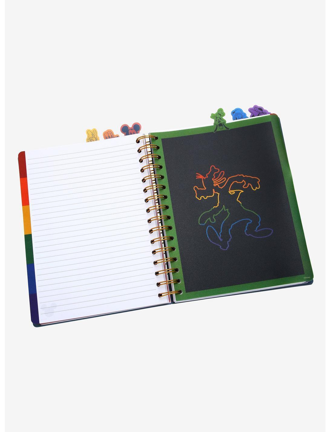 Disney Pride Rainbow Character Tab Journal