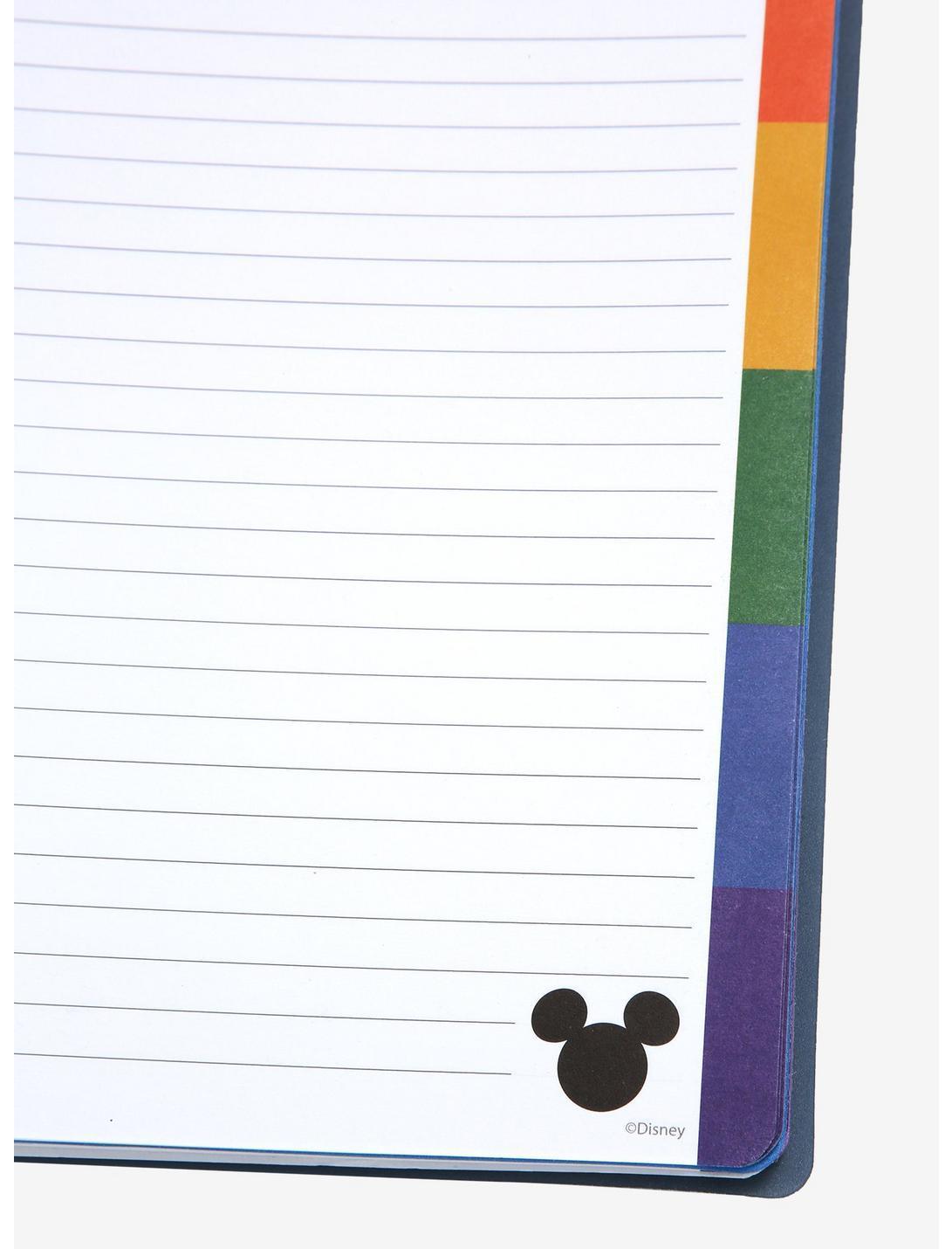 Disney Pride Rainbow Character Tab Journal