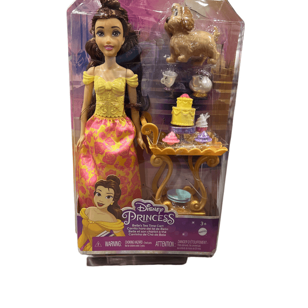 Mattel Disney Princess Toys, Belle Doll with Shiny Clothing, Tea Cart,  Friends and Food Pieces, Tea Time Cart Playset, Inspired Disney Movie -  Yahoo Shopping