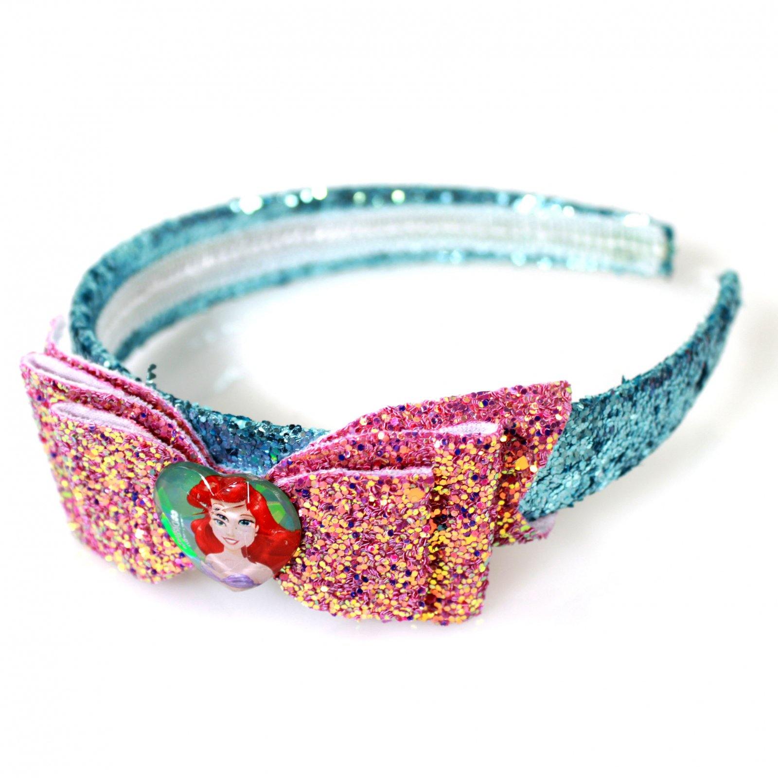 Disney Princess Fashion Glitter Headband And Hair Bows, 3 Ct