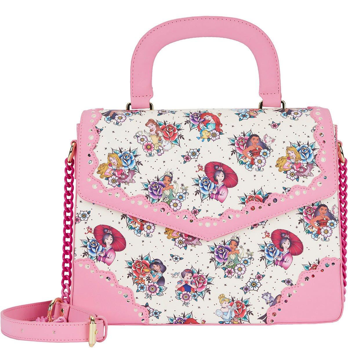 Disney Princess Floral Tattoo Crossbody Bag