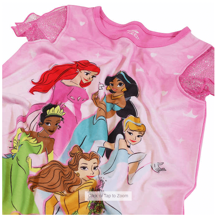 Disney Princess Kids Nightgown Pink