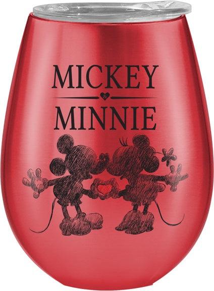 Disney Red 10oz Double Wall Stainless Steel Stemless Tumbler