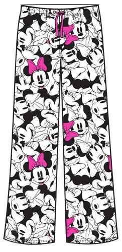 Disney So Minnie Faces Knit Women Pajama Pants