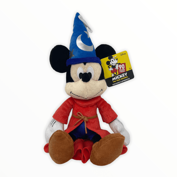 Disney Sorcerer Mickey Mouse Sequined Plush Fantasia 80th Anniversary 15  Plush NWT 