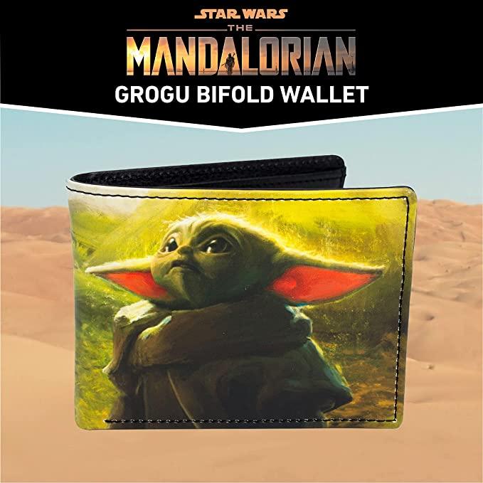 Disney Star Wars Baby Yoda Slim Bifold Travel Wallet