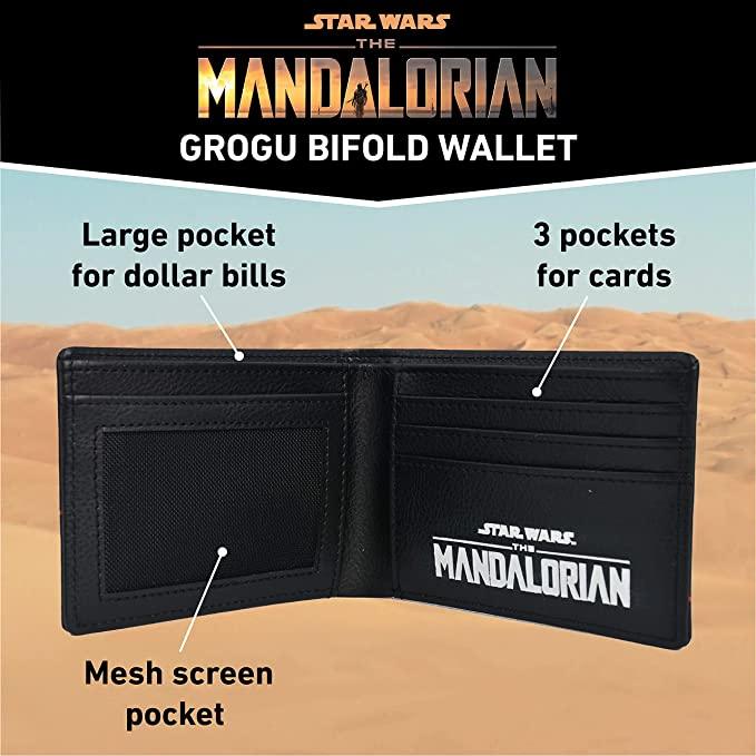 Disney Star Wars Baby Yoda Slim Bifold Travel Wallet