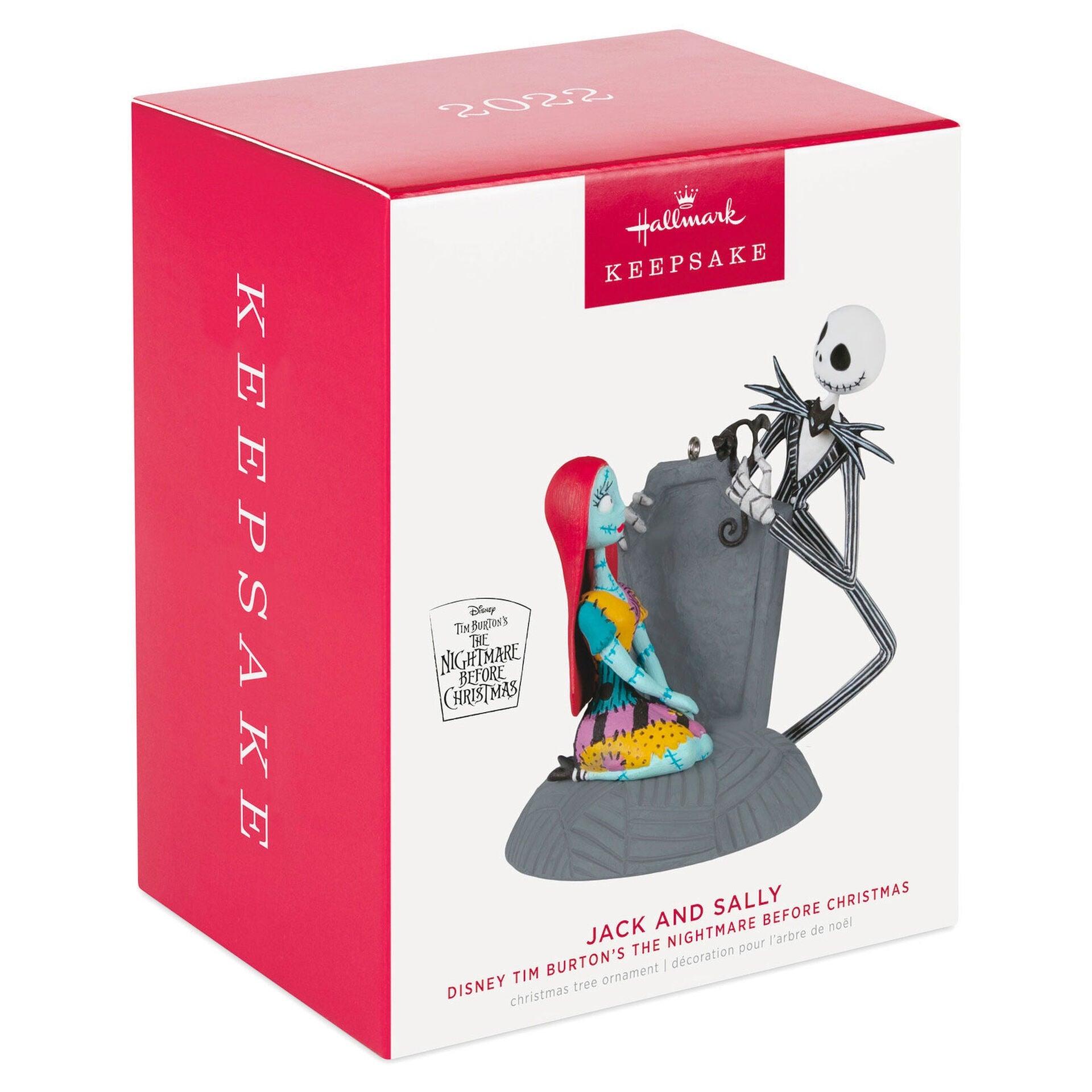 Disney Tim Burton's The Nightmare Before Christmas Jack and Sally Ornament