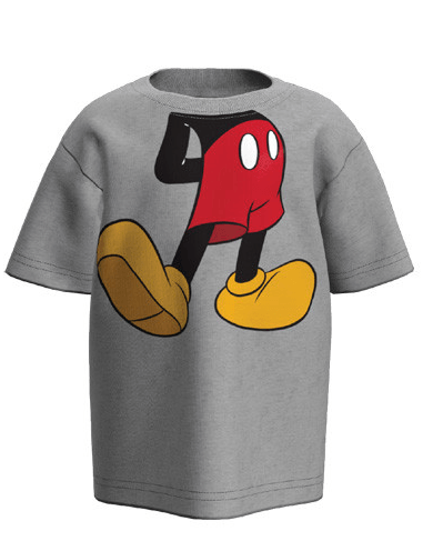 Disney Toddler Boys Mickey Mouse Headless T-Shirt Gray