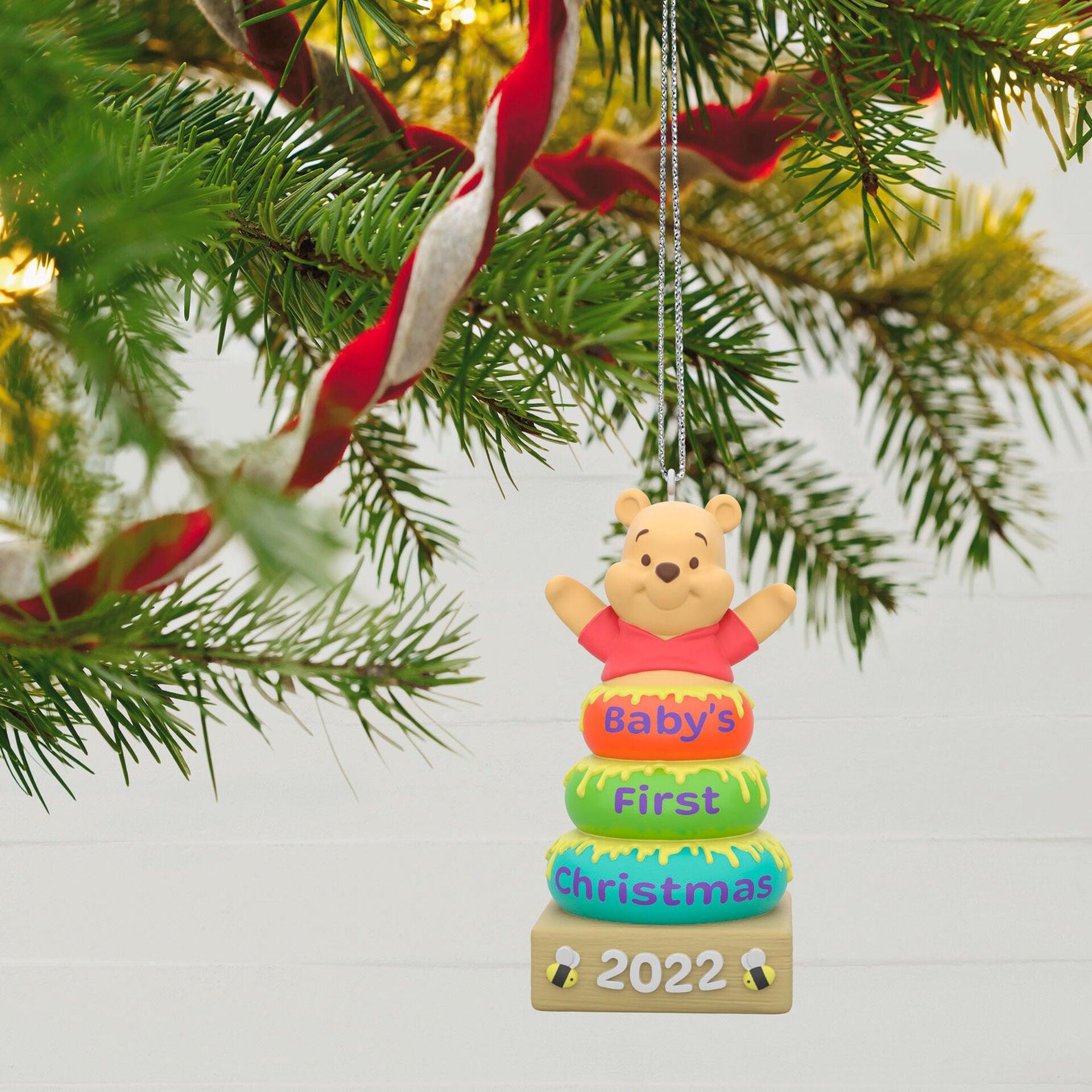 Disney Winnie the Pooh Baby's First Christmas 2022 Ornament