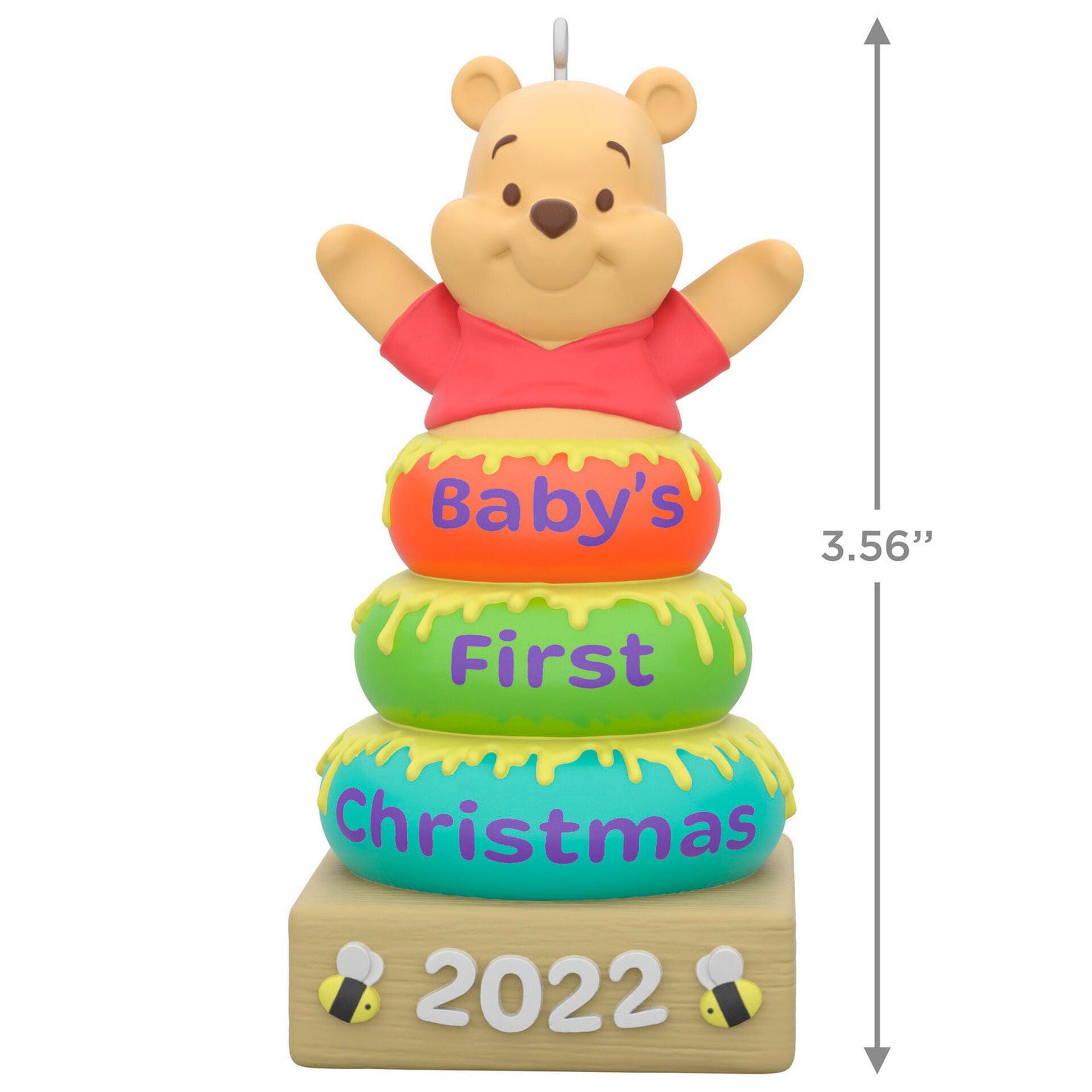 Disney Winnie the Pooh Baby's First Christmas 2022 Ornament
