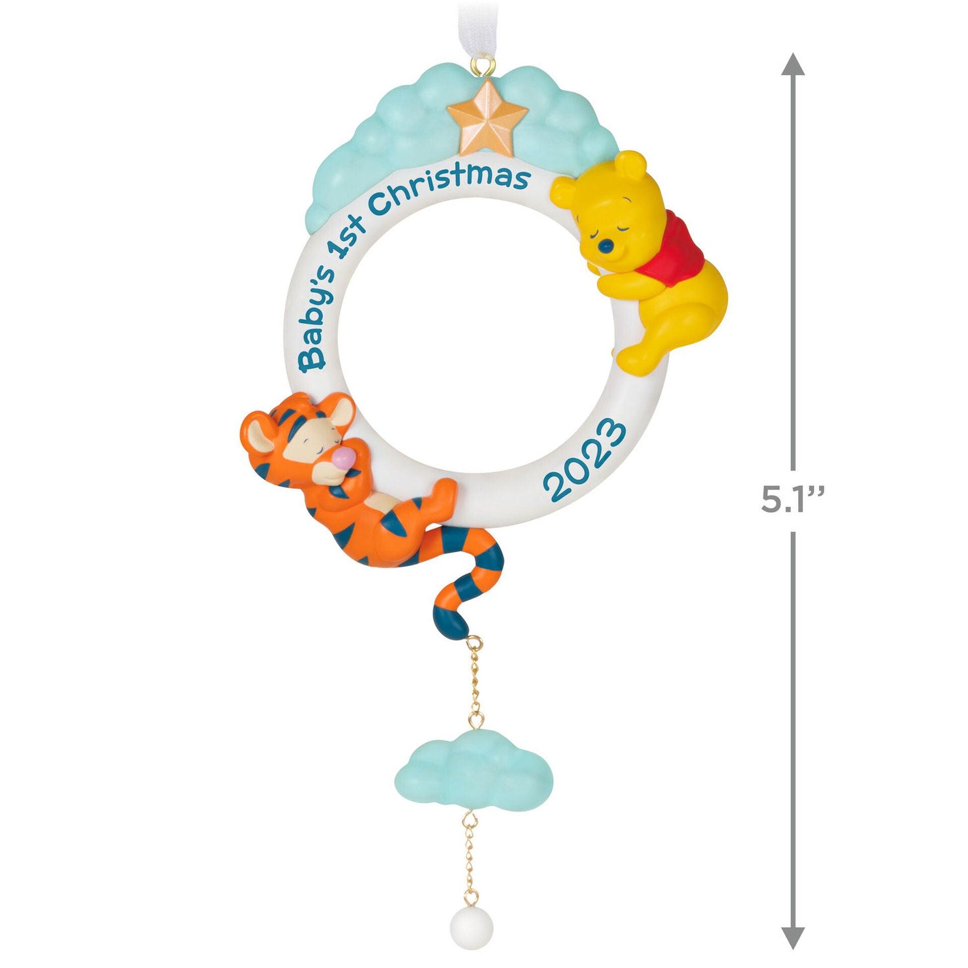 Disney Winnie the Pooh Baby's First Christmas 2023 Ornament