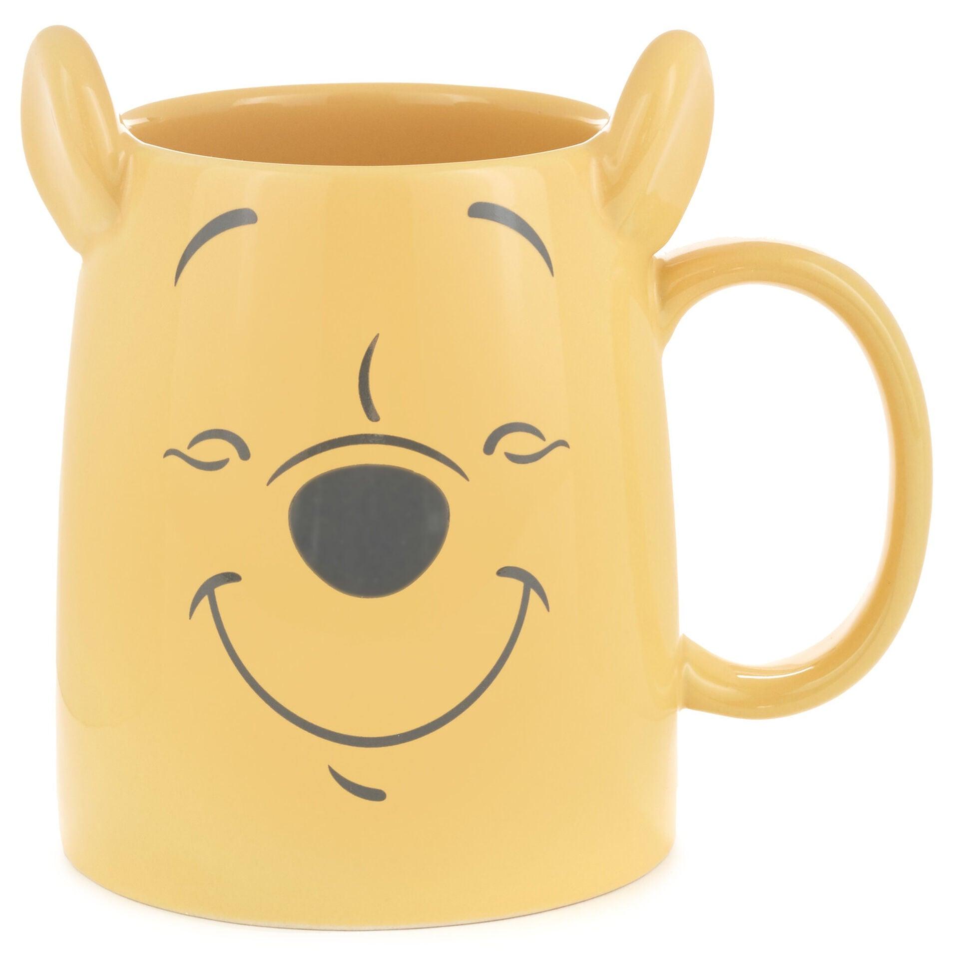 Disney Winnie the Pooh Dimensional Pooh Bear Mug, 17 oz.