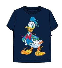 Donald Youth Icon Collage Navy T Shirt