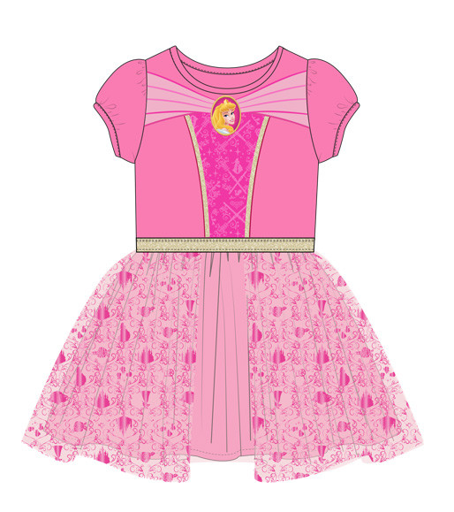 Pink Sleeping Beauty Toddler Girl Cosplay Dress