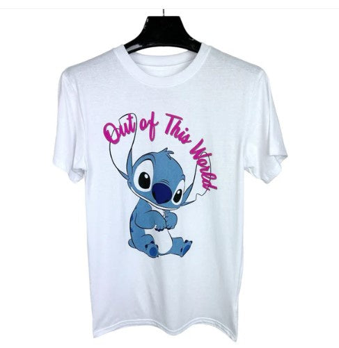 Disney Stitch 'Out Of This World' Junior T-Shirt