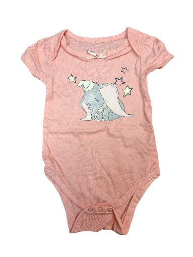 Disney Dumbo with Stars Baby Bodysuit Dark Peach