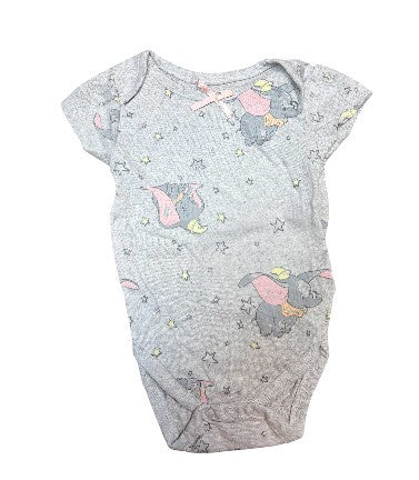 Disney Dumbo Baby Bodysuit Gray