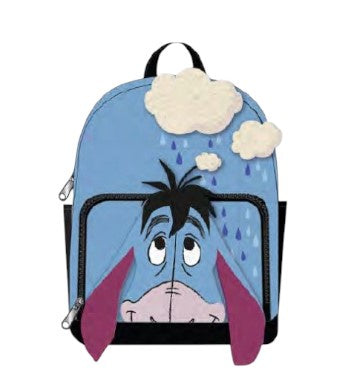 Eeyore 12" Leather Backpack w/3D Details