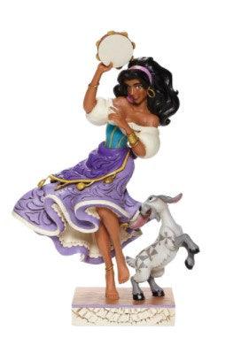Esmeralda & Djali "Twirling Tambourine Player" Figurine