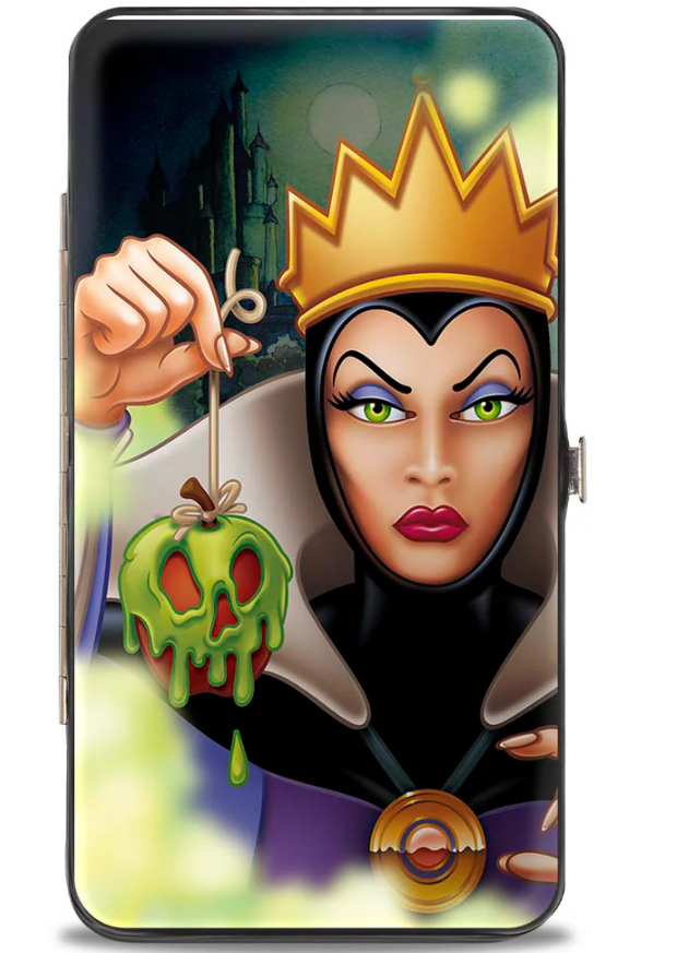 The Evil Queen Poisoned Apple Pose Hinged Wallet