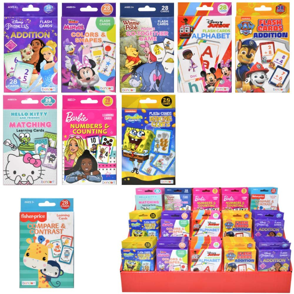 Bendon Licensed Flashcards Assortment