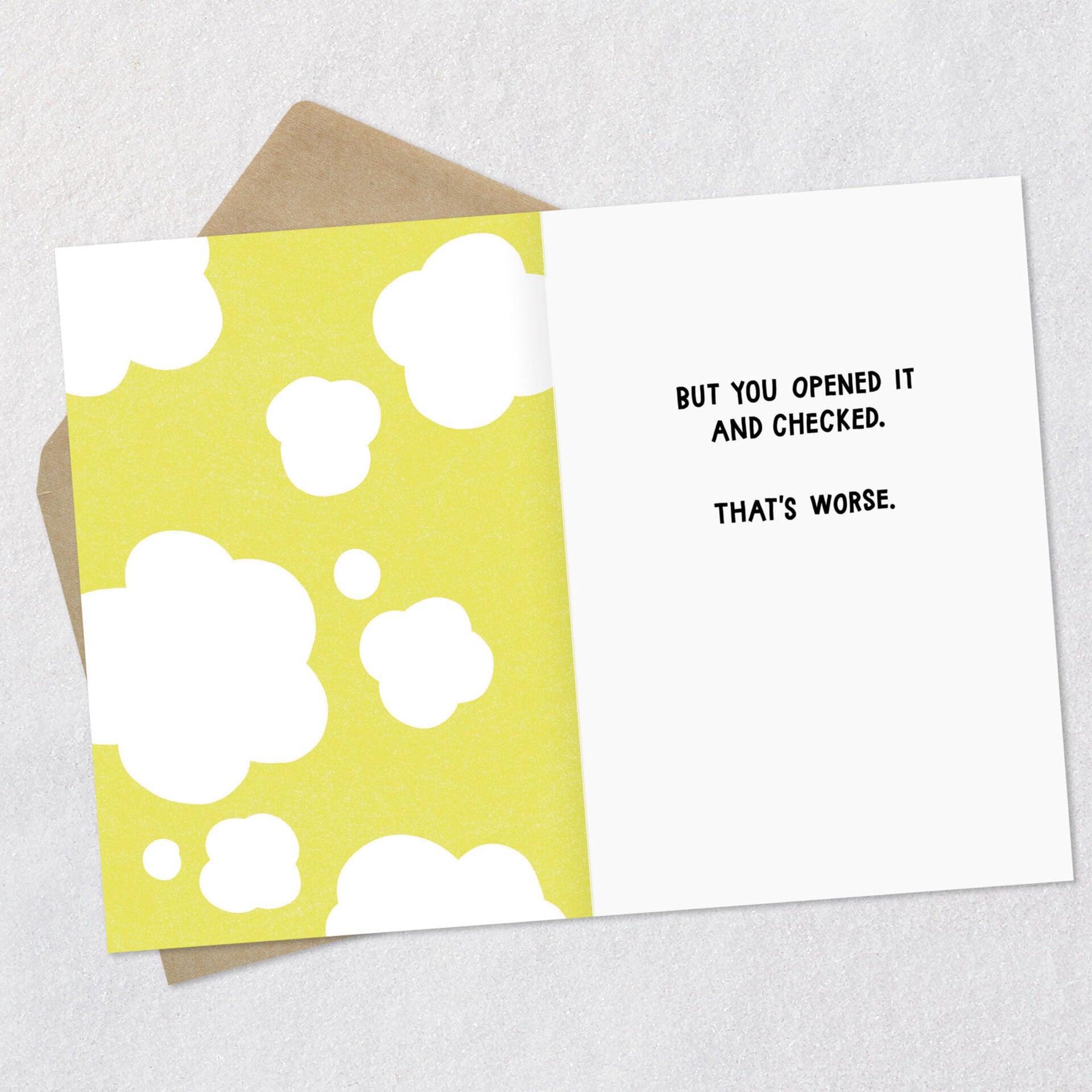 Fart in a Card Funny Birthday Card