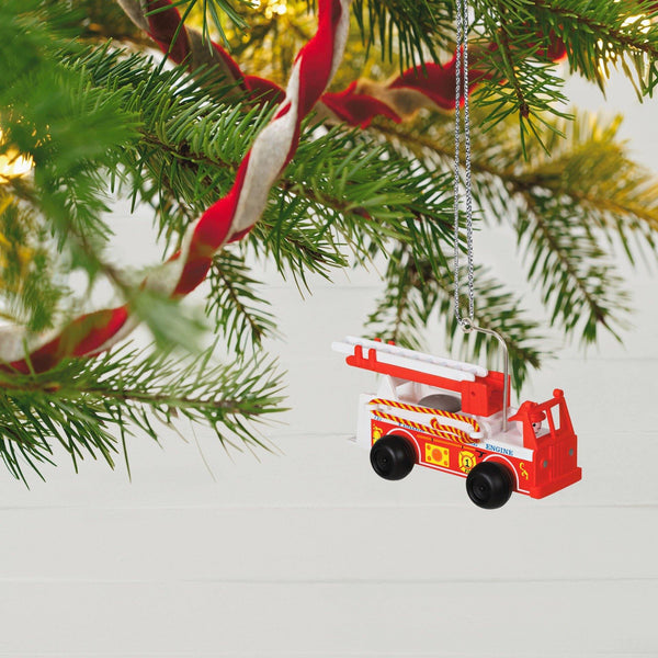 Hallmark Christmas Ornament 2021 Fisher Price Vintage Fire Engine