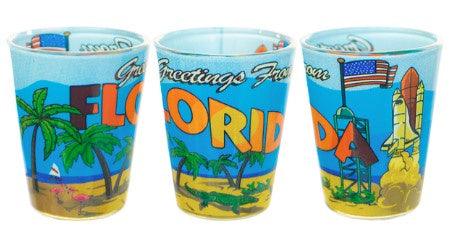 Florida Beach Shot Glass