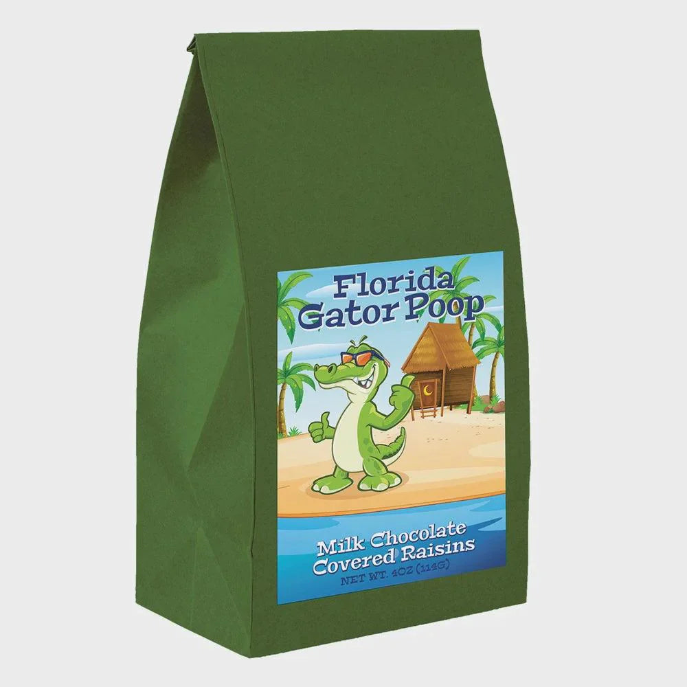 Florida Gator Poop Milk Chocolate Covered Raisin