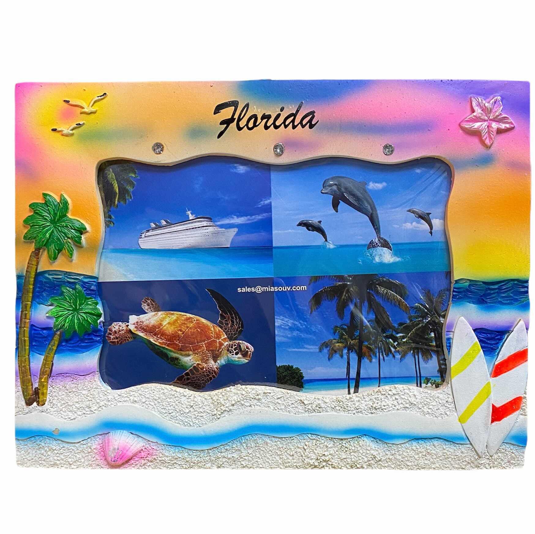 Florida Tye Dye Photo Frame