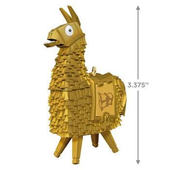 Fortnite Golden Loot Llama Ornament