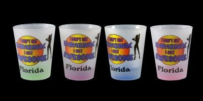 Frosted Neon Funny Shot Glass