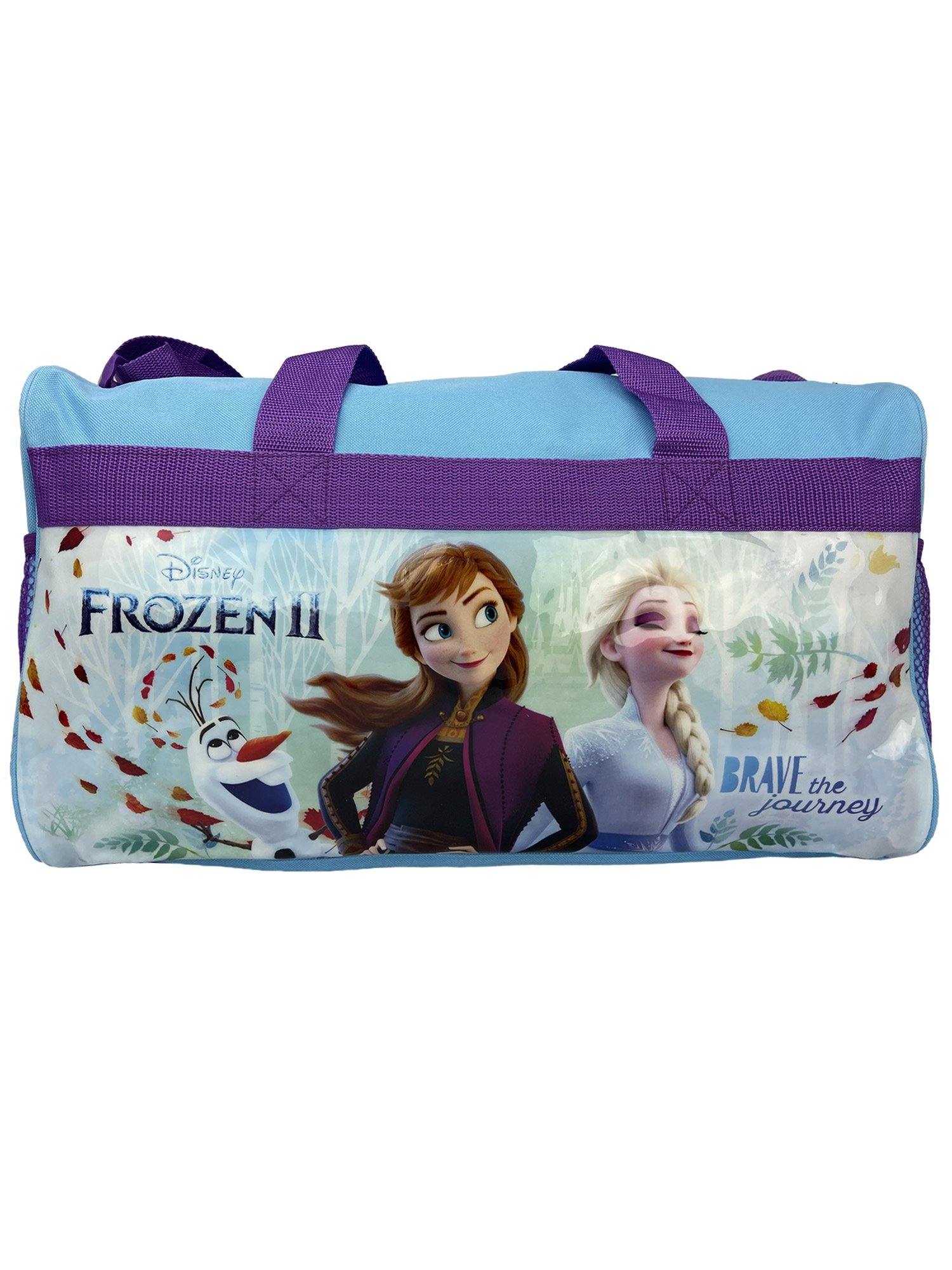 Frozen 2 Anna and Elsa Carry-on "Brave The Journey" Duffel Bag
