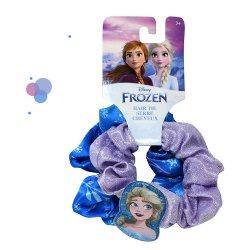 Frozen 2pk Scrunchy Fabric Hair Elastic on Header Card