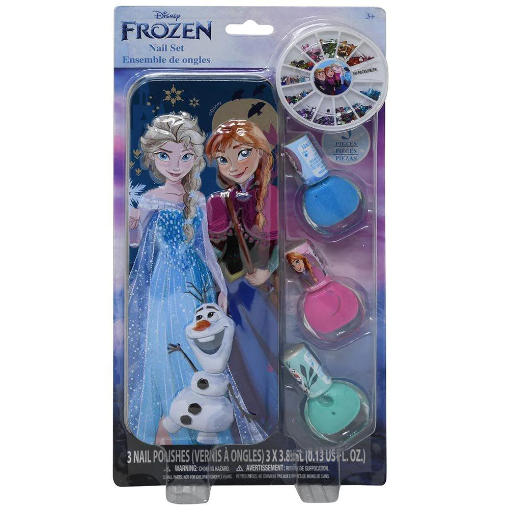 Frozen Nail Polish with Large Tin on Card