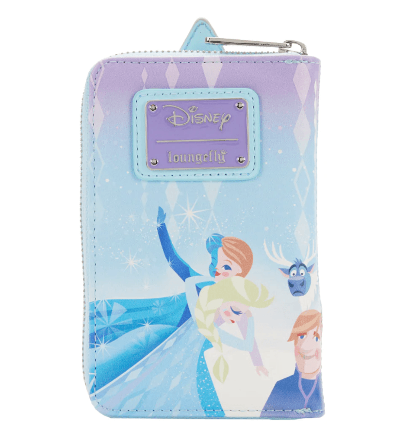 Frozen Queen Elsa Castle Zip Around Wallet