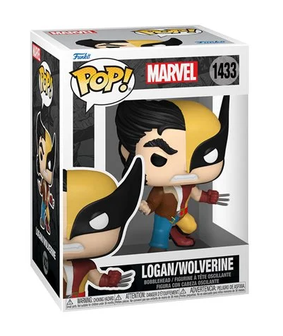 Marvel Comics Split Logan/ Wolverine Pop Vinyl figure