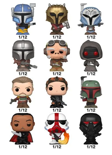 Star Wars The Mandalorian Bitty Pop Mini Figure Singles