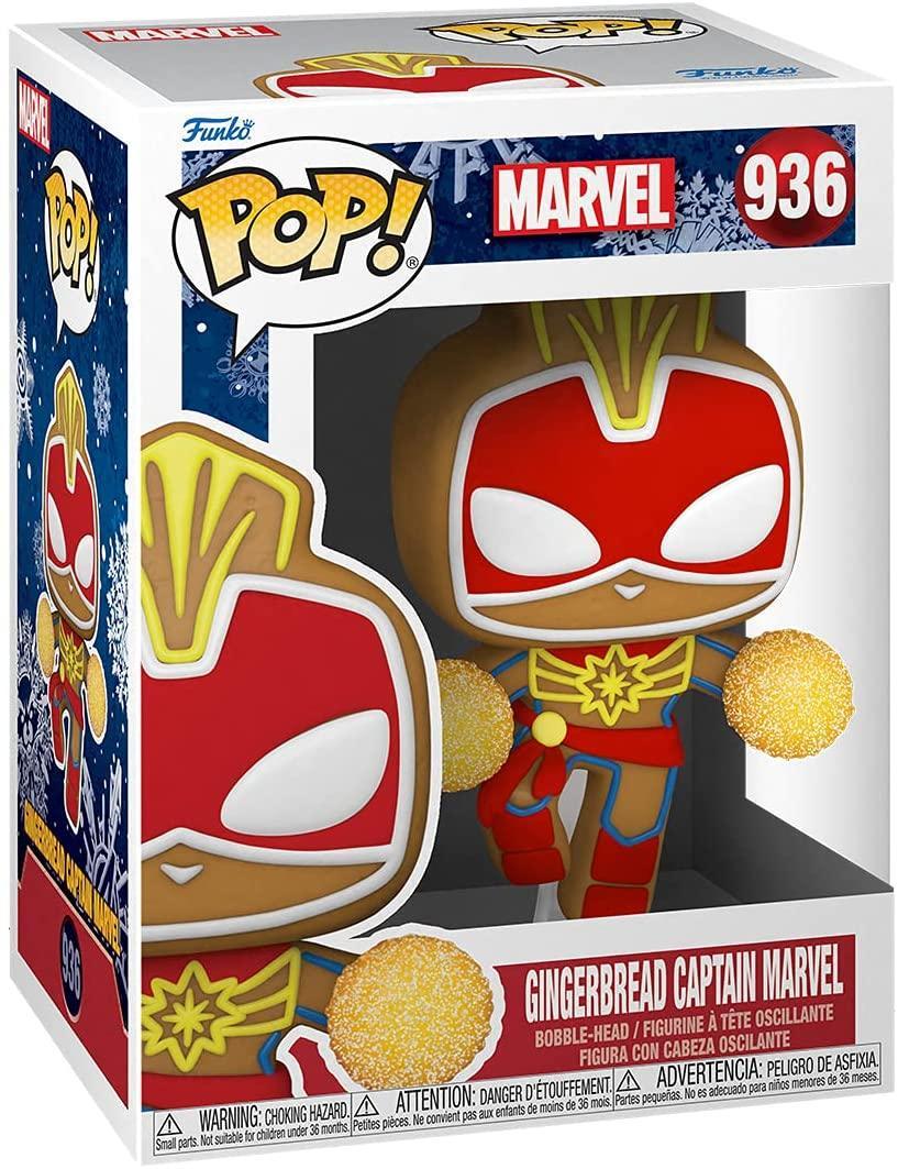 Funko Pop! Marvel: Gingerbread Captain Marvel