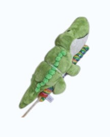 Lollyplush 11" Gator Holding 14'' Rainbow Lollipop