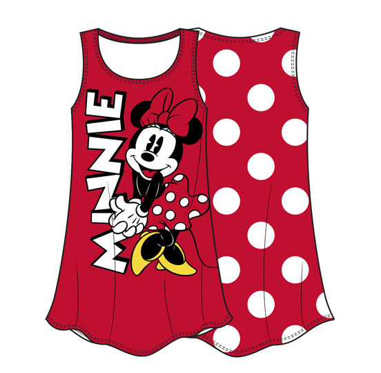 Girls Disney Minnie Mouse Red Sublimated Dress