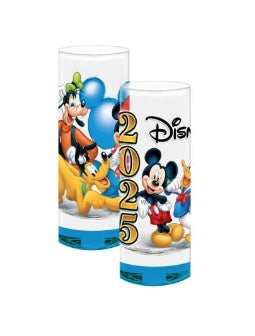 2025 Mickey & Friends Shot Glass 2 oz Blue Bottom