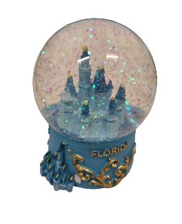 Florida Castle Water Globe Big Assrt