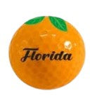 Florida Orange Golf Ball