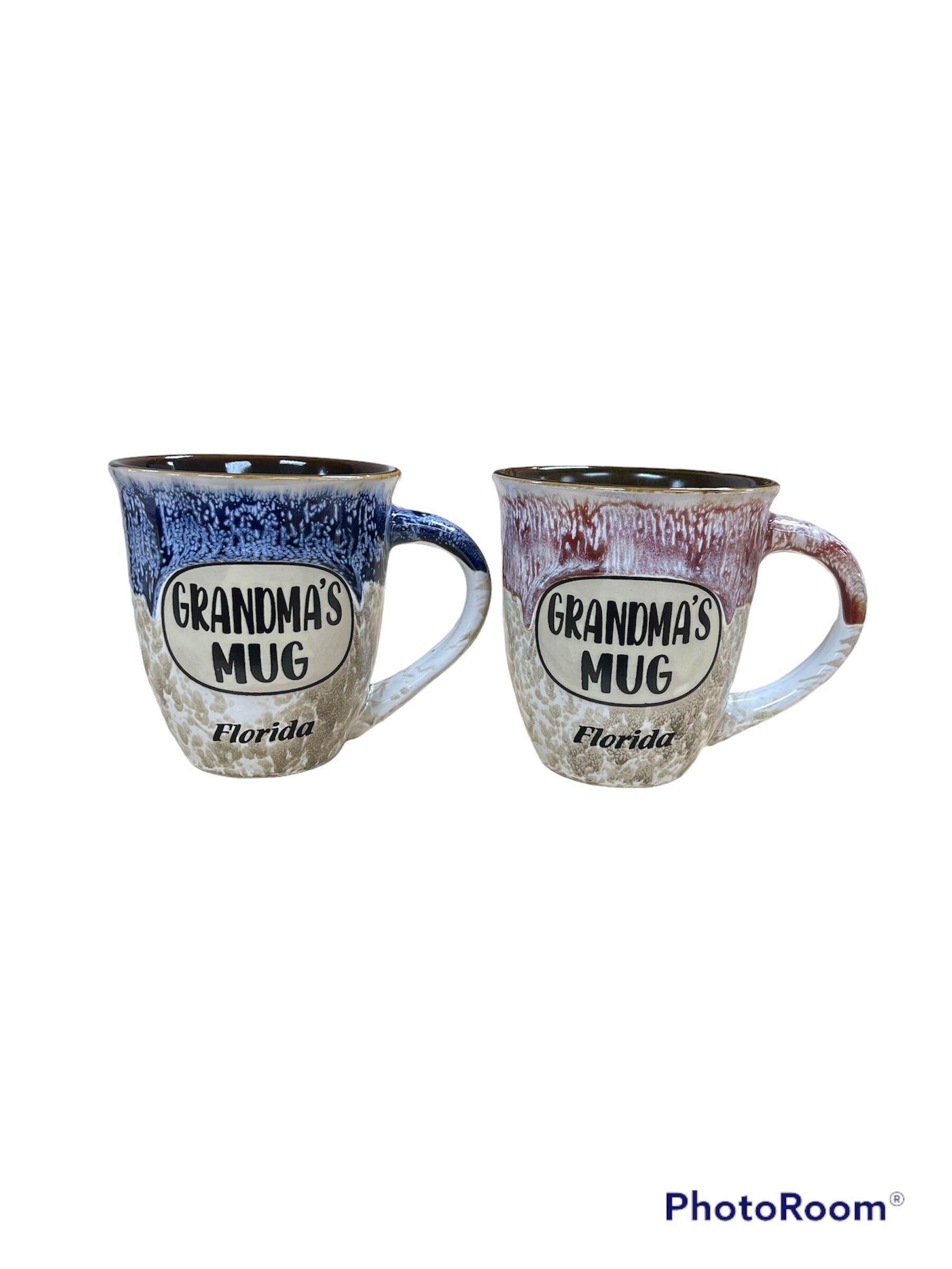 Grandma`s Mug Oval Drip Glaze 18oz Mug