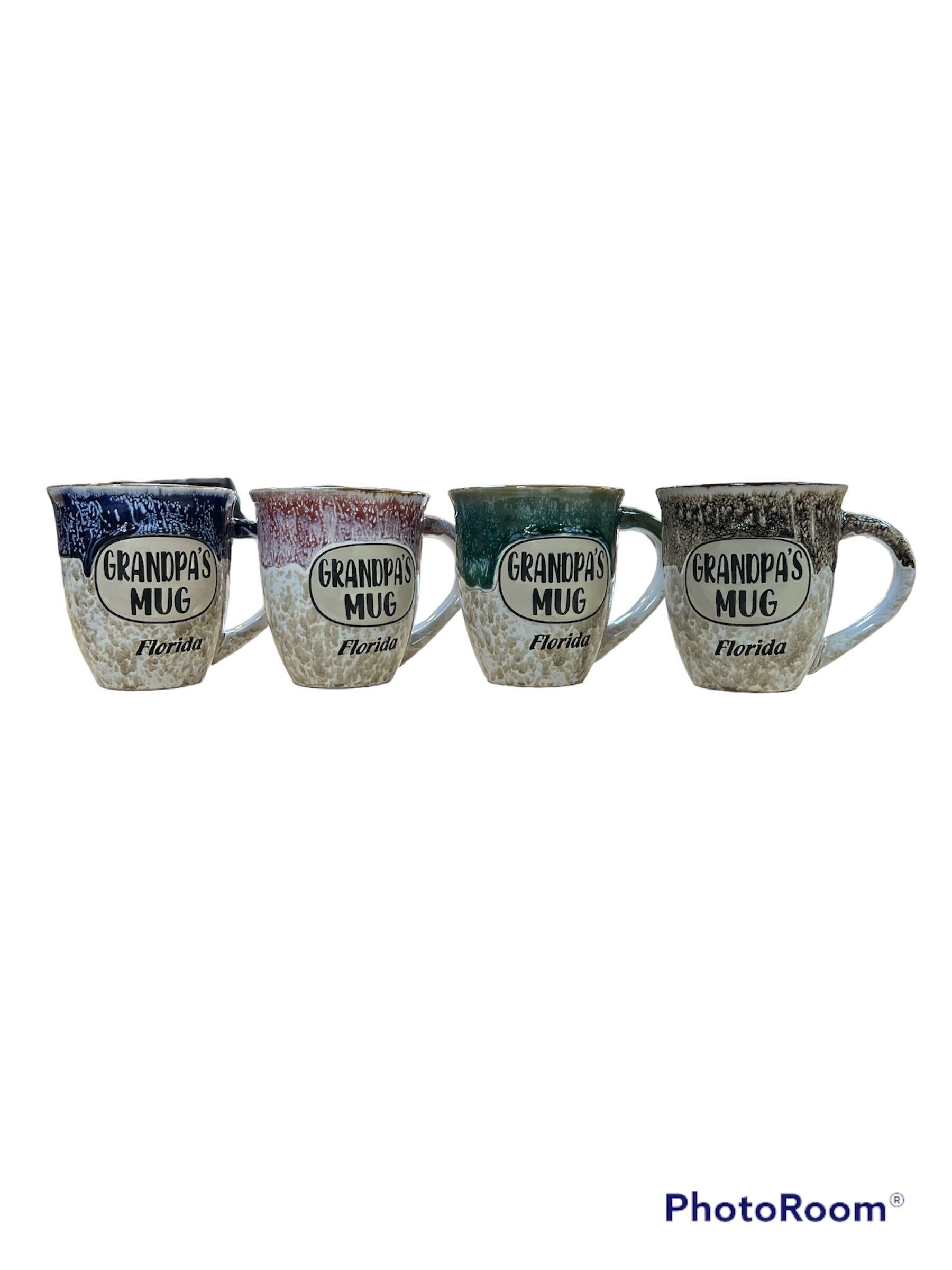 Grandpa`s Mug Oval Drip Glaze 18oz Mug