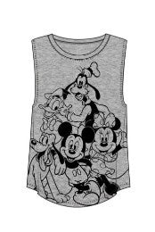 Junior Muscle Tank ''We're All Here'' Gray Heather