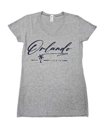 Adult Orlando Palm Grey T-Shirt $3.99 or 3 for $10