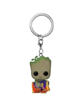 I Am Groot with Funko Pocket Pop! Key Chain Asst